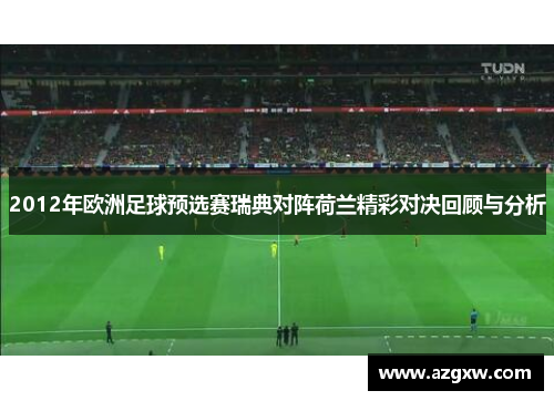 2012年欧洲足球预选赛瑞典对阵荷兰精彩对决回顾与分析